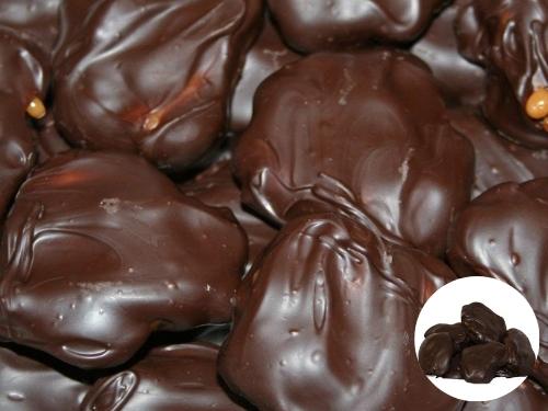 Zachary Dark Chocolate Caramel Peanut Clusters 1 lb.